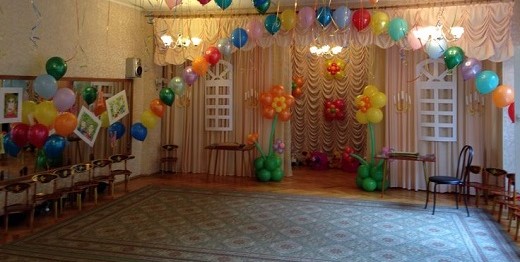 Оформление детского сада воздушными шарами